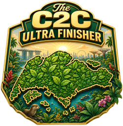 The C2C Ultra Finisher badge